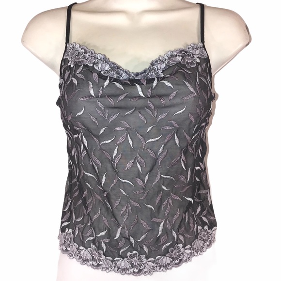 Sheer Embroidered Camisole - Picture 9 of 9